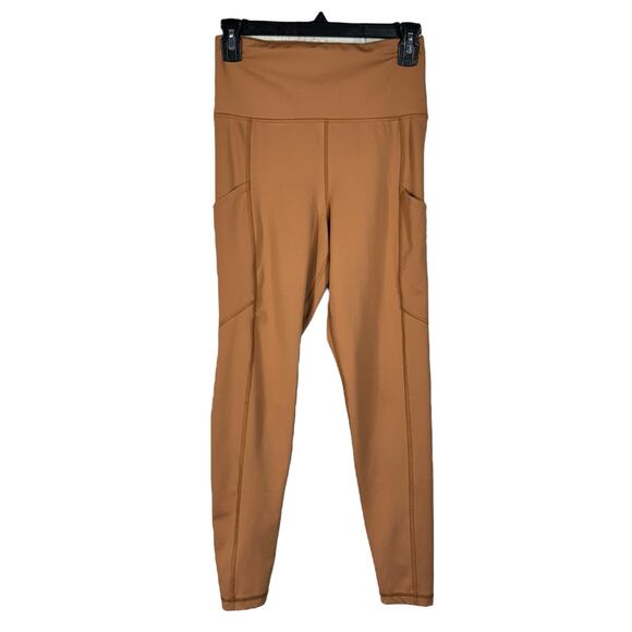 American Eagle Medium Everything Pocket Leggings Hi-Rise Stretch Wide Waistband - Picture 1 of 8